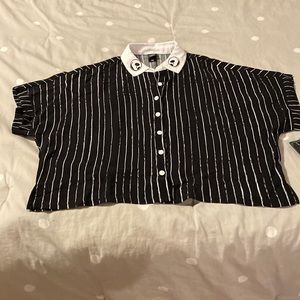 Nightmare before Christmas jack collar blouse